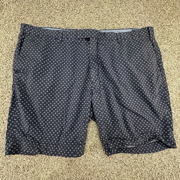 Polo RL Cotton Shorts Men's Sz. 42 Casual Outdoor Golf Printed Beach Navy - Picture 1 of 6